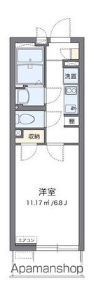 クレイノＳＯＮＯ[1K/22.35m2]の間取図