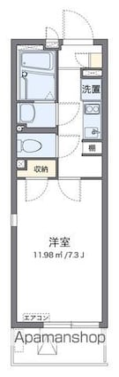 レオネクスト彰[1K/23.16m2]の間取図