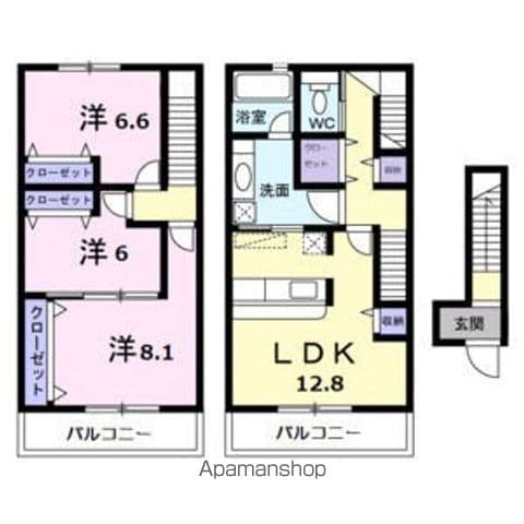 ベアートの間取り写真