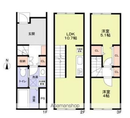 ＭＯＫーＴＥＲＲＡＣＥ板橋大山[2LDK/58.11m2]の間取図