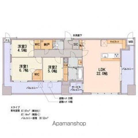 SーRESIDENCE千種BELVIA TOWER(べルヴィアタの間取り写真