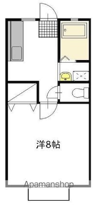 リバティー[1K/27.08m2]の間取図