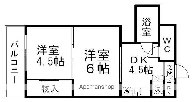 シャングリラ大和町の間取り写真