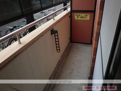 モンシャレー持田[1K/30.83m2]のバルコニー