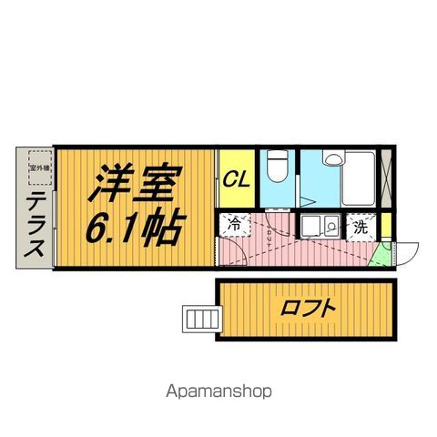 レオパレスメープルリーフの間取り