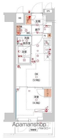 【ハーモニーレジデンス東京サウス大塚の間取り】