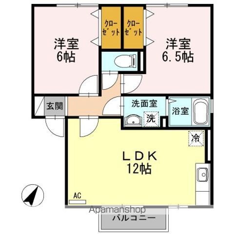 グレイス A棟の間取り写真