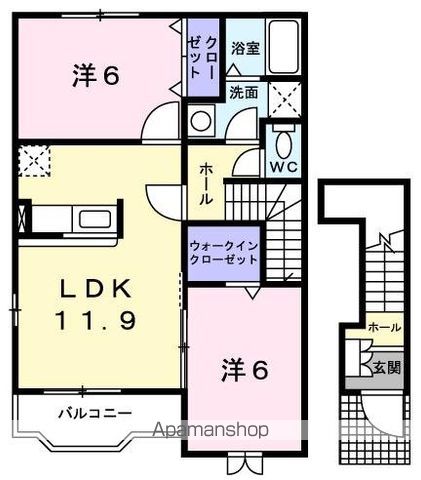 サンフローラIIの間取り写真