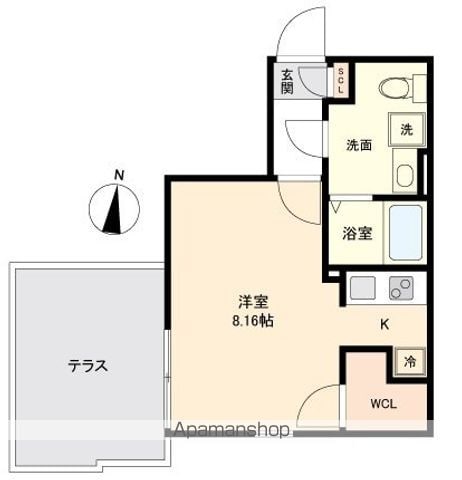 BRANCHE桜山CHAMBREの間取り写真