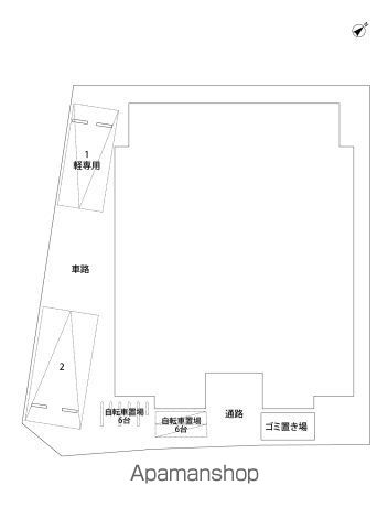 ＣＢヴィレッタししぶ駅前 201号室 ｜ 福岡県古賀市日吉３丁目16-11（賃貸アパート1K・2階・21.40㎡） その16