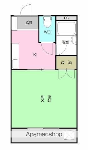 福岡マンションの間取り写真