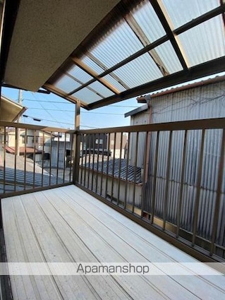加藤香西東町借家Ｂ・Ｃ棟[2DK/43.32m2]のバルコニー
