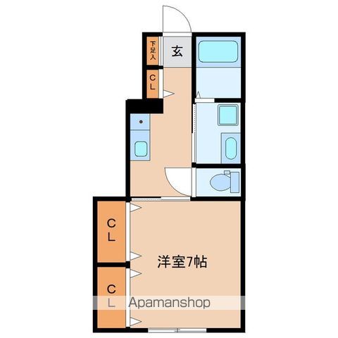 ソレイユ香津町参番館の間取り写真