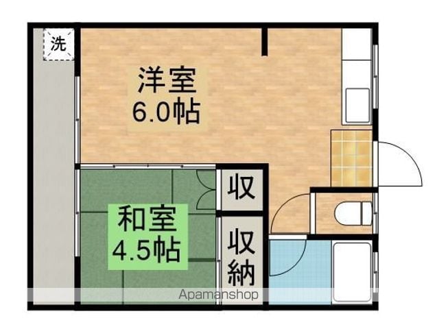 コーポ福永の間取り写真