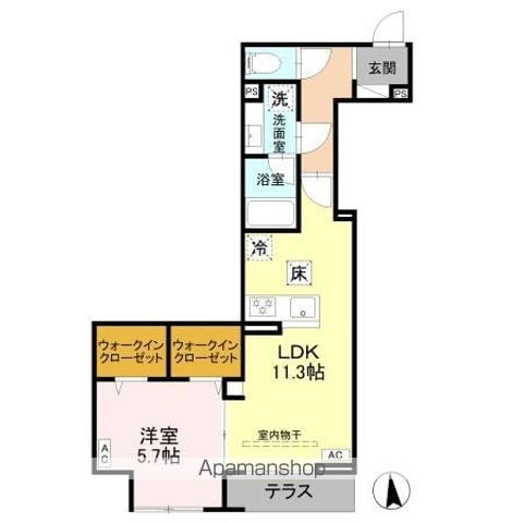 D PAINA岩戸北四丁目の間取り写真
