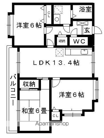 エクセルコート水城の間取り