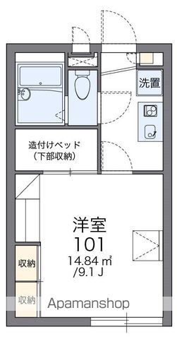 レオパレス富士見第二の間取り写真