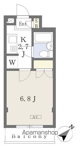 アービス白山の間取り