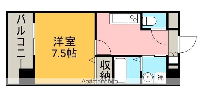 ハッピーマンション南熊本の間取り写真