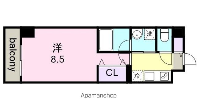 リシュドール名駅南の間取り写真