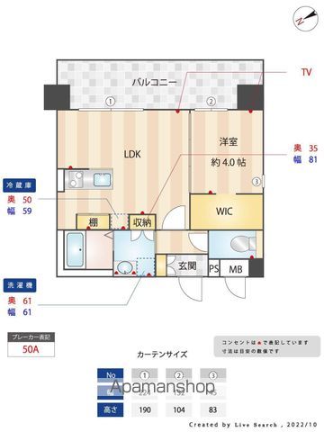 ＬＥＸＵＳ　ＧＡＲＤＥＮ　箱崎タワーズＥＡＳＴの間取り