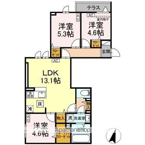 セレスティア江戸川IIの間取り写真