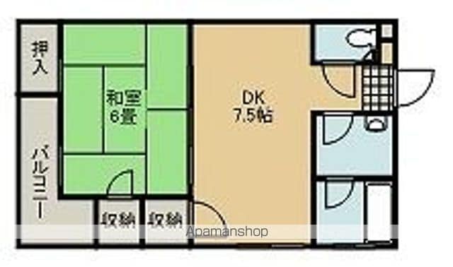 城南マンションの間取り写真