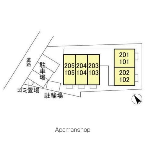 グレイス 204 ｜ 千葉県千葉市中央区弁天２丁目4-8（賃貸アパート1R・2階・25.27㎡） その15