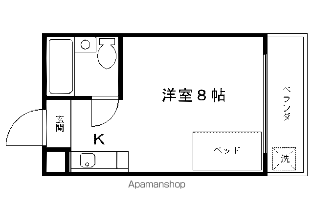 メゾン西院の間取り写真