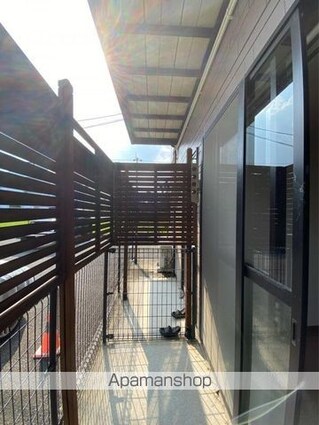 カレッジハイツ山地Ａ・Ｂ棟[1K/27.53m2]のバルコニー
