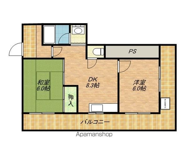三友ハイツの間取り写真