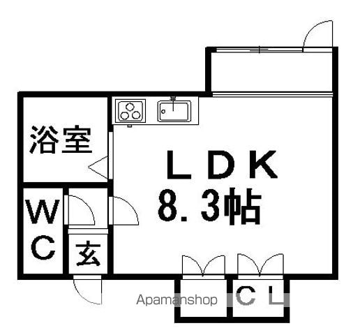 アーバンコート東札幌IIIAの間取り写真