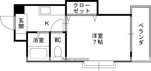 クレールオオトシの間取り写真
