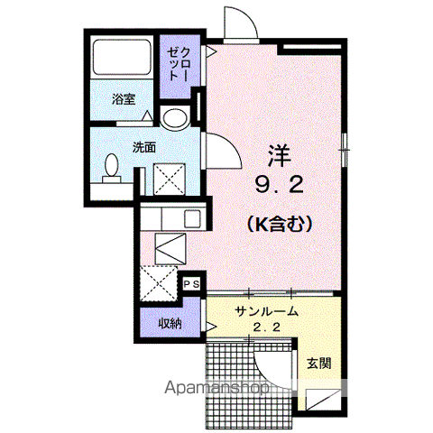 フロイデ KANAGEN IIIの間取り写真