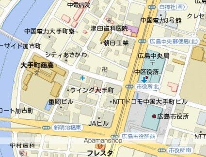 広島県広島市中区大手町３丁目[1K/30.01m2]の周辺