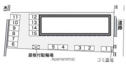 レオパレスプレミール鳥の木Ⅱ[2DK/49.2m2]の配置図