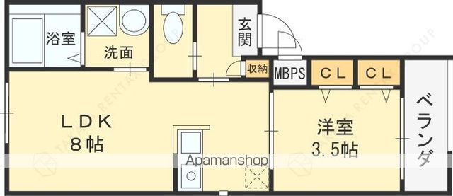 モアナ長瀬町の間取り写真