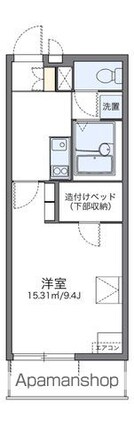 レオパレスルーチェ４[1K/26.08m2]の間取図