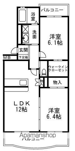 ティアラVIIIの間取り写真