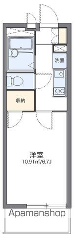 レオパレスシャトレ香椎の間取り写真