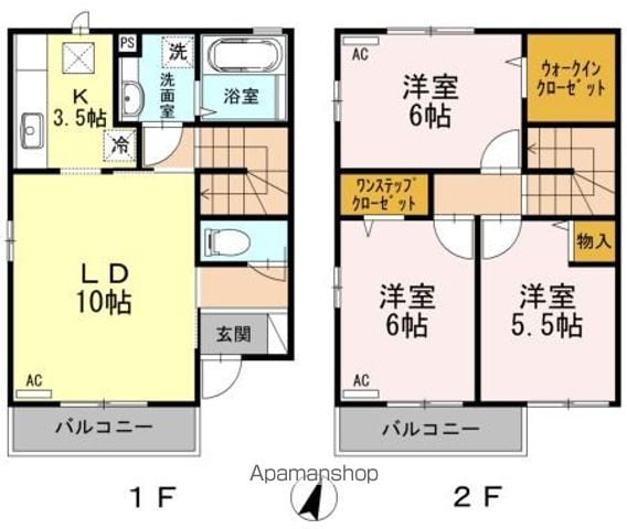 デュオ C棟の間取り写真