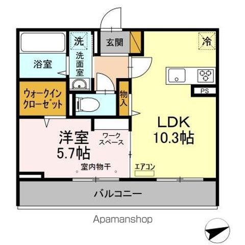 【プランドール　Ａの間取り】