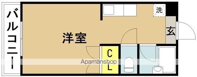 ビックバーンズマンションサンコート神宮東の間取り写真