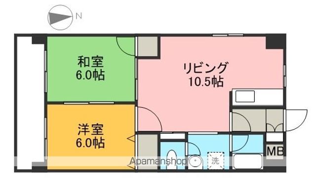 グラディール堺町の間取り写真