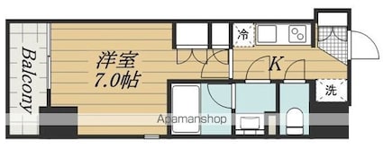 東京都墨田区太平３丁目[1K/25.17m2]の間取図