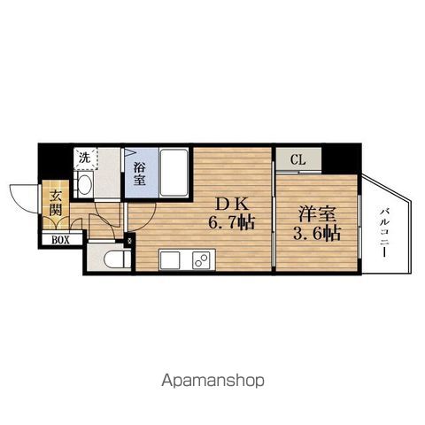 アプリーレ松屋町の間取り写真