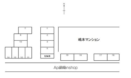 和歌山県和歌山市有本[2DK/49m2]の配置図