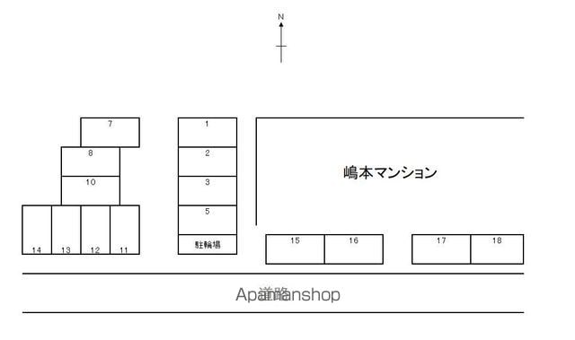 和歌山県和歌山市有本[2DK/50m2]の配置図