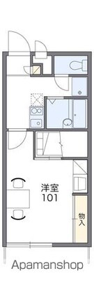 レオパレスシャルマン[1K/23.18m2]の間取図