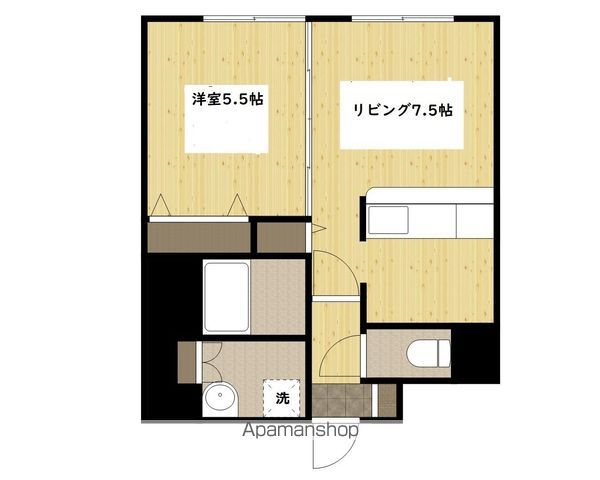 マンション西駅前の間取り写真